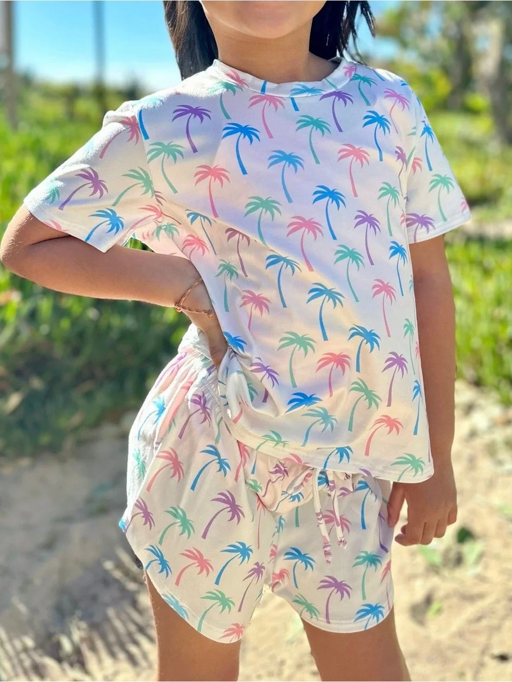 Pixie Lane Palm Tree Pajamas 9/10